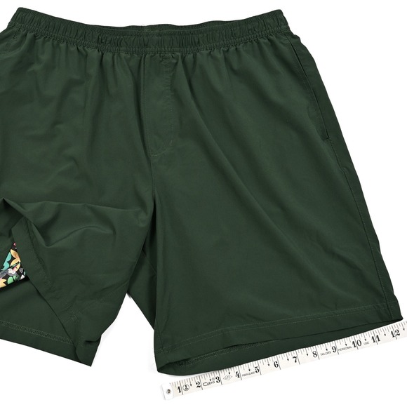 Chubbies Sport Shorts Athlounger Compression Lined 7" Inseam 2XL Green Hybrid - Picture 6 of 10